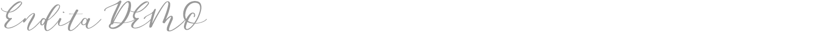 Endita font preview